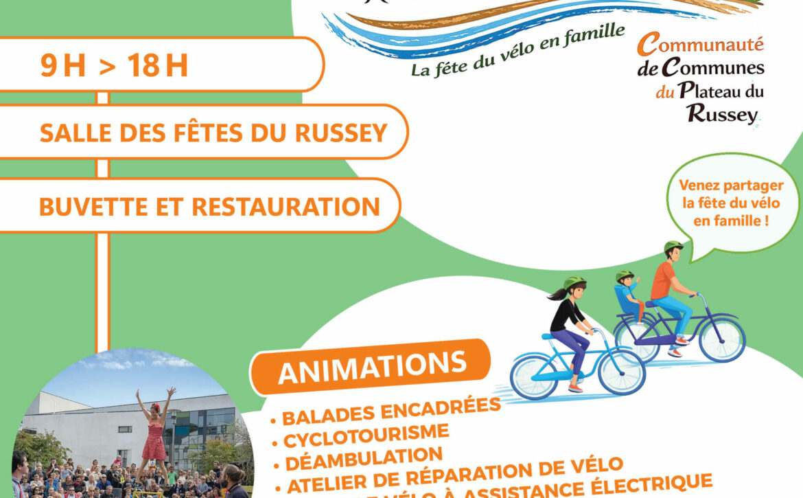 Affiche fête du vélo